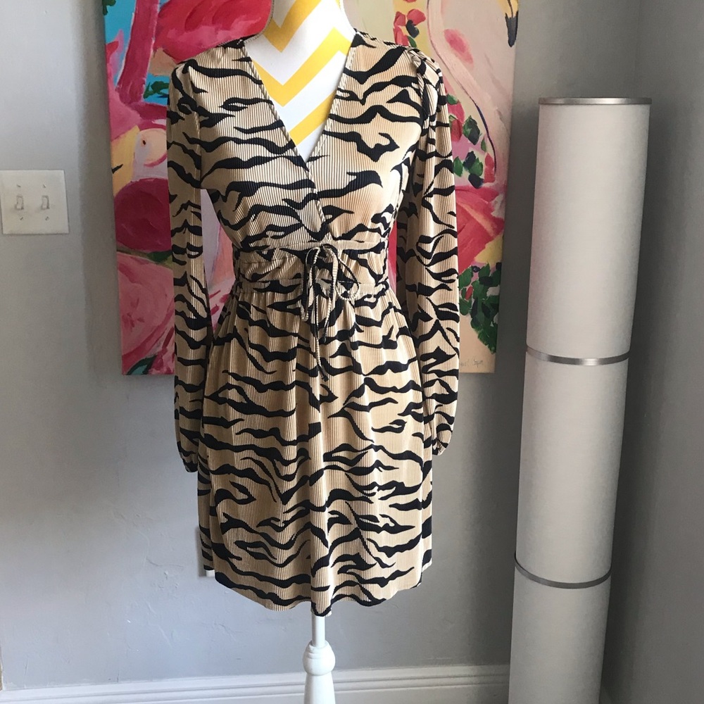 Zara Animal Print Dress Size S